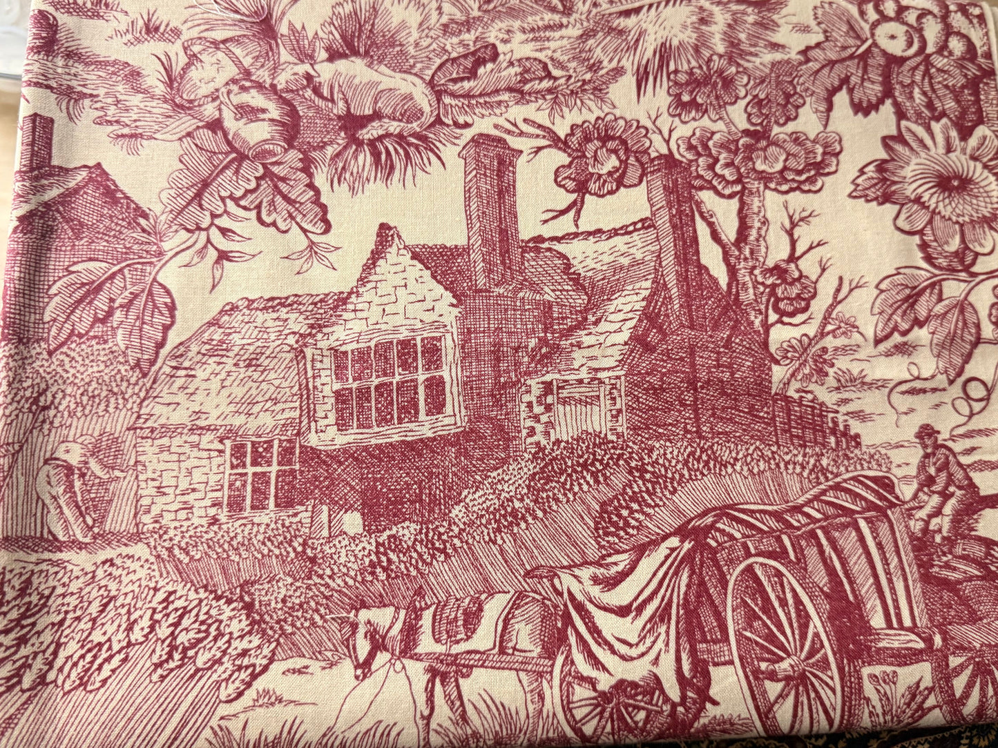 A11-Pink French Toile