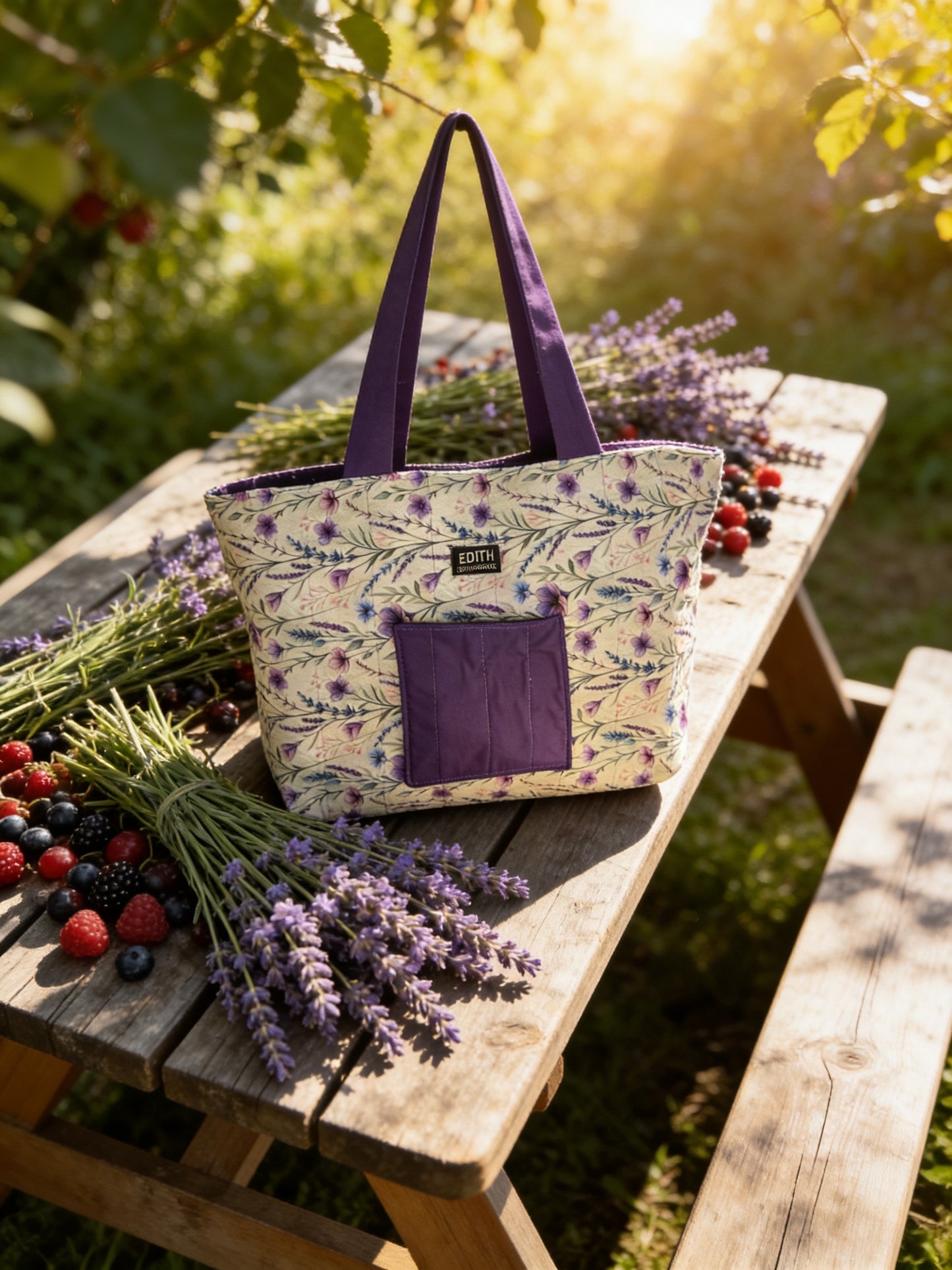 💜 Lavender Meadow Tote🪻