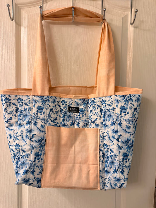 Bluebell Blush Tote💙🧡