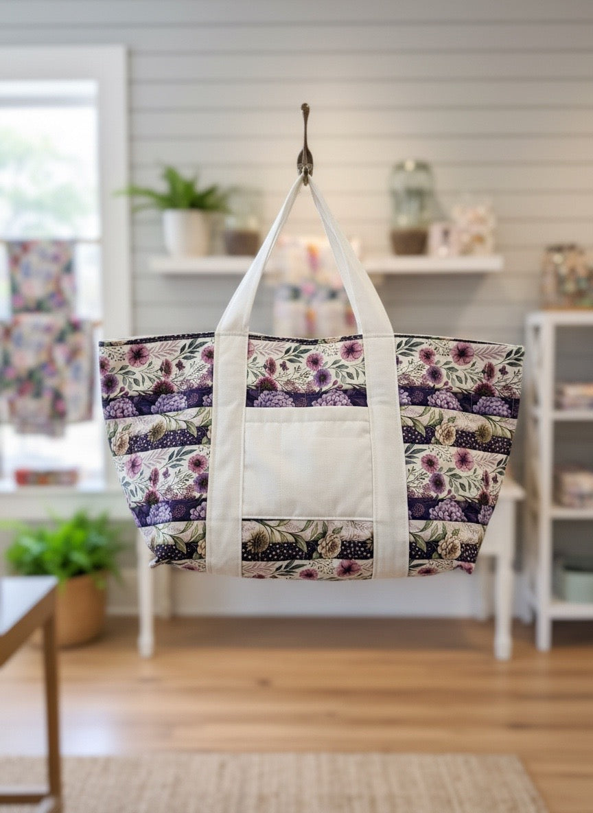 🌸💜 Violet Mosaic Tote 💜🌸