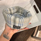 Blue Plaid Bubble Tray