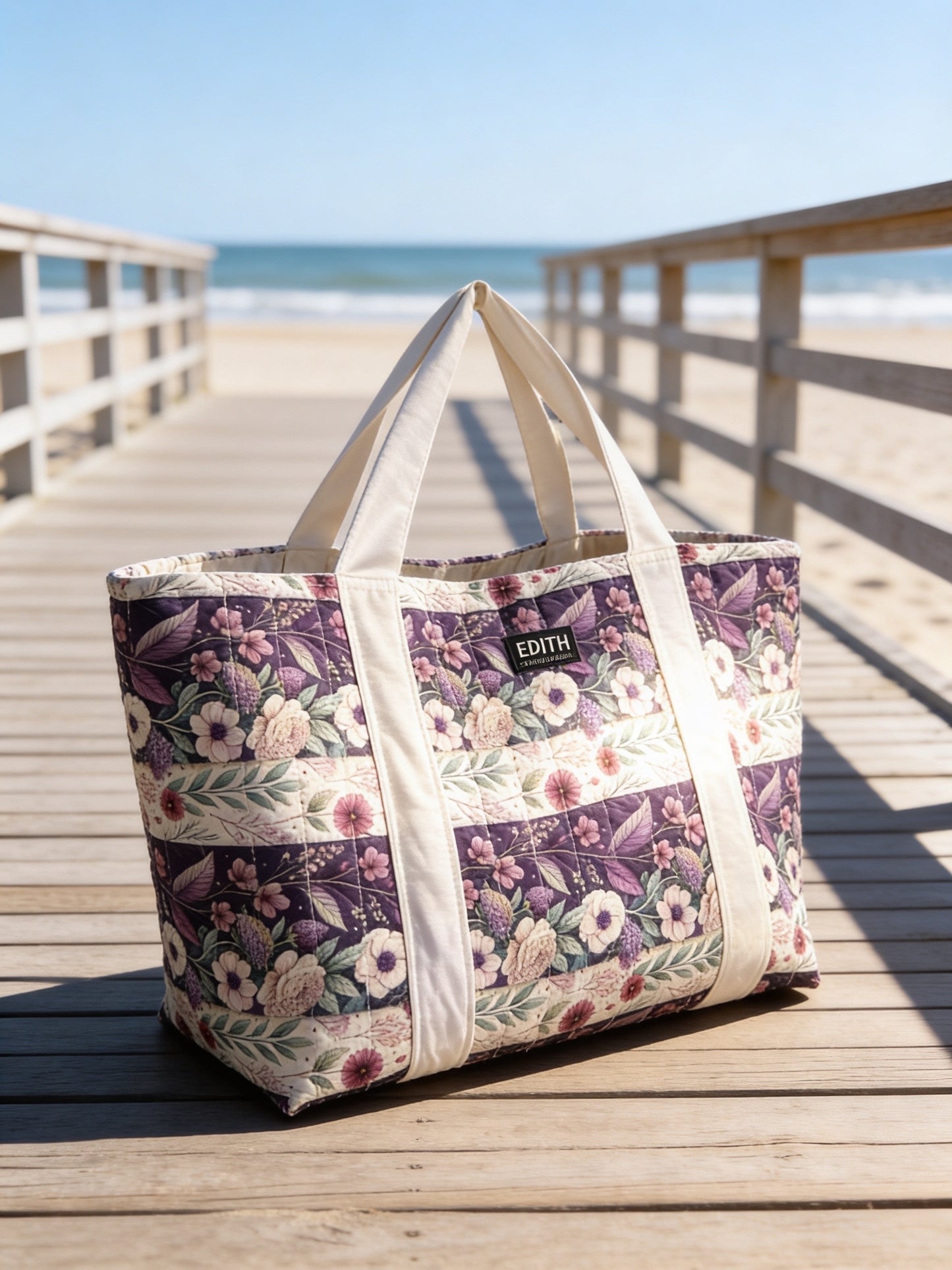🌊💜 Seaside Petals Tote 💜🌊
