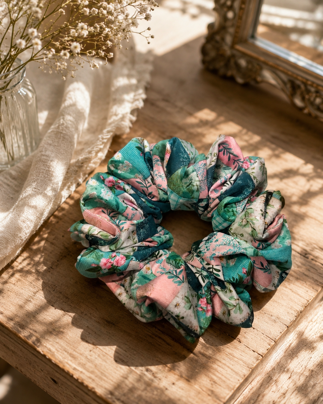 MALIYAH XL SCRUNCHIE 🌸💚