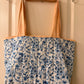 Bluebell Blush Tote💙🧡