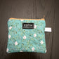 Pretty in Mint Zipper wallet, handmade zipper wallet
