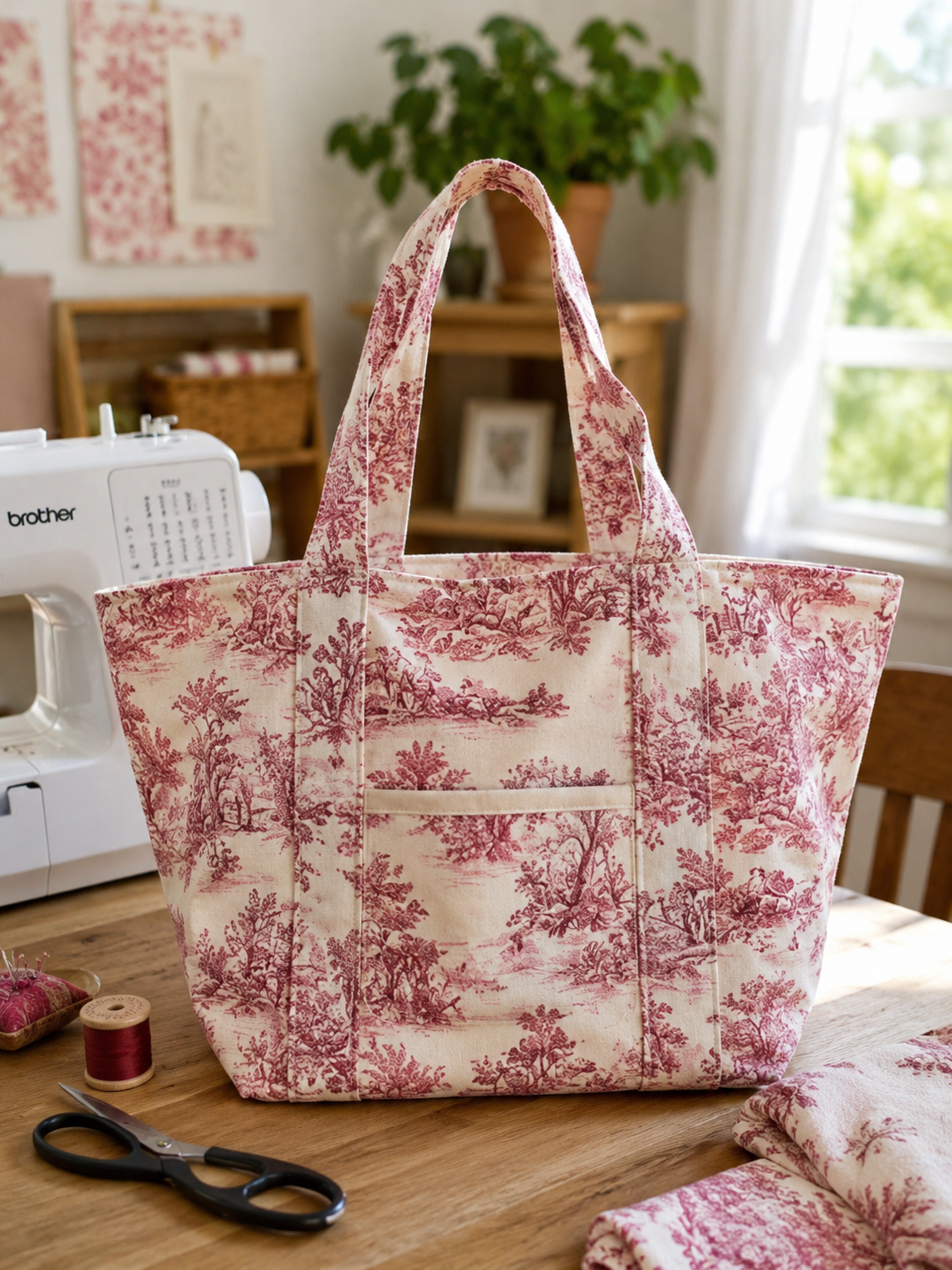 🩷 Dusty Rose Market Tote