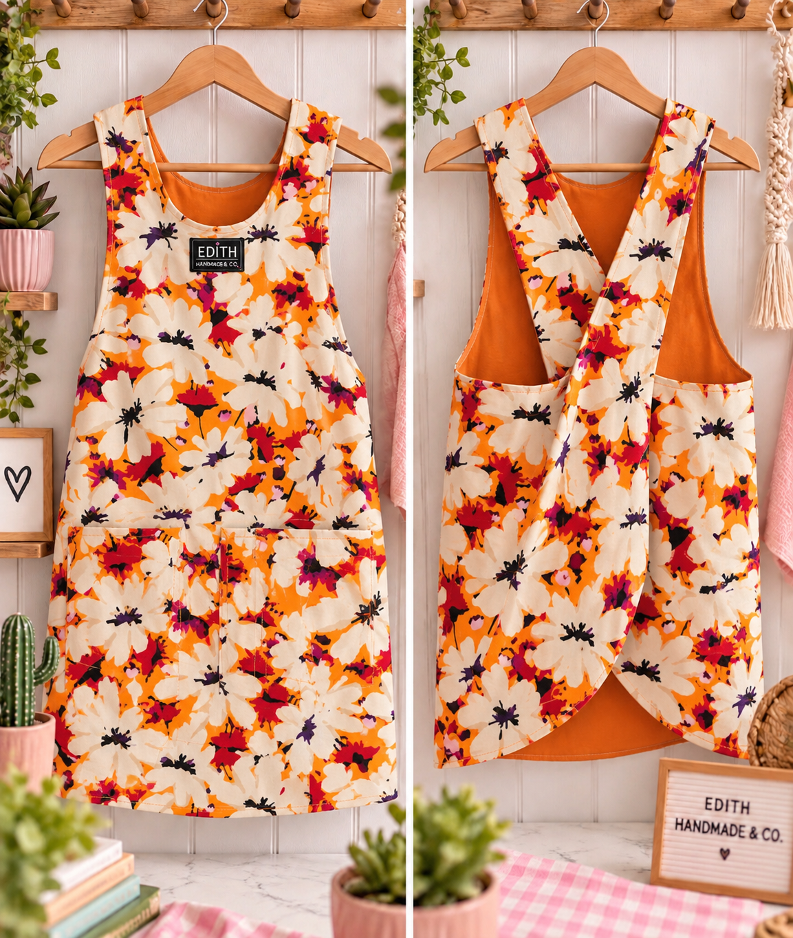 🍊🌼 Tangerine Daisies Collection | Limited Edition, handmade collection