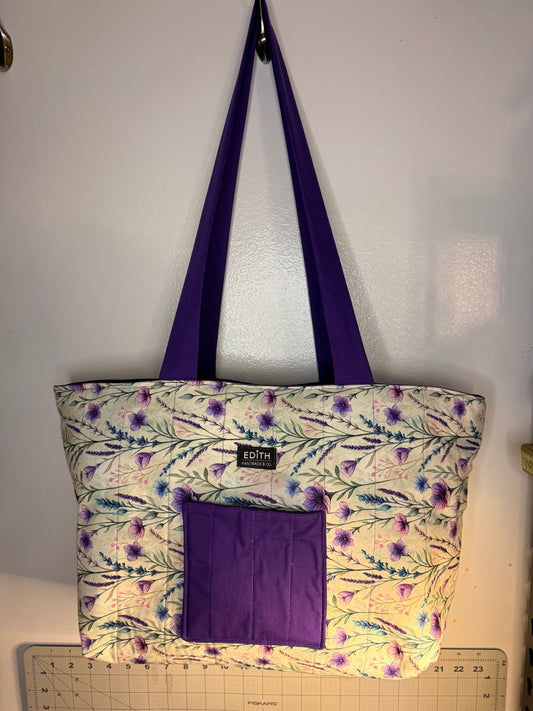 💜 Lavender Meadow Tote🪻