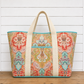 🩵🌺Coastal Paisley Tote Bag🌺🩵