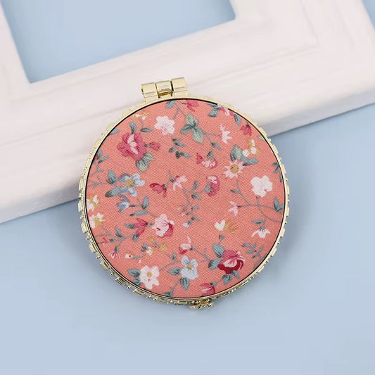 🌺🌸 Peach Petal Compact Mirror🌸🌺