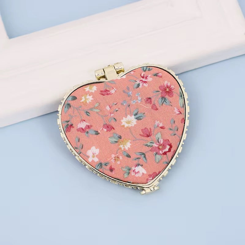 🌺🌸 Peach Petal Compact Mirror🌸🌺