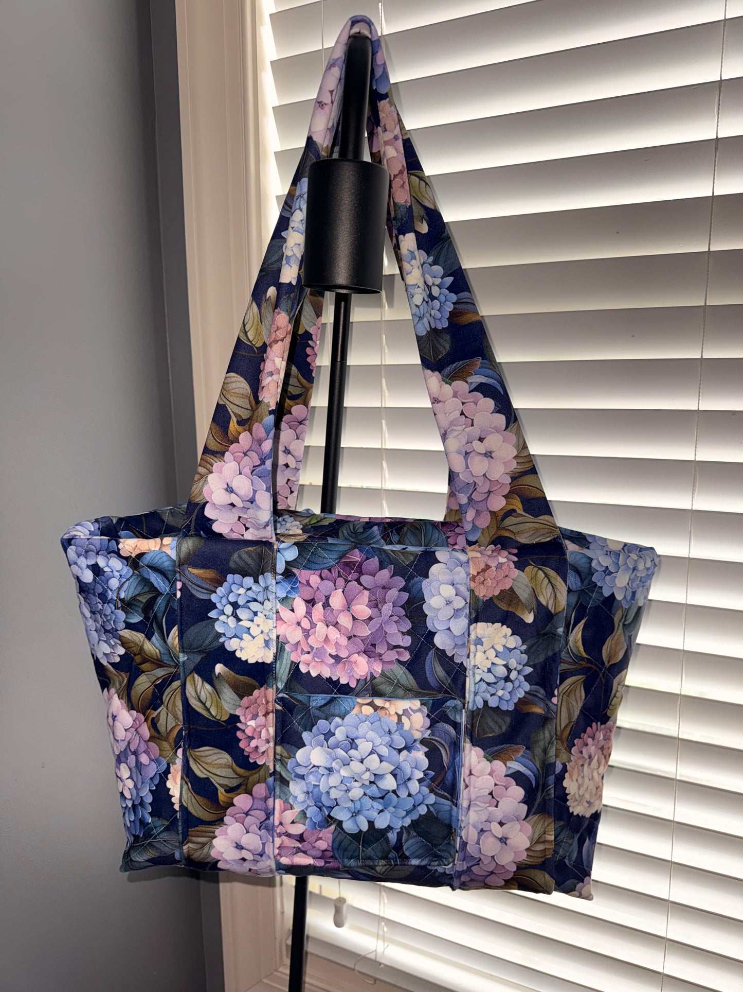 Hydrangea Twilight Tote