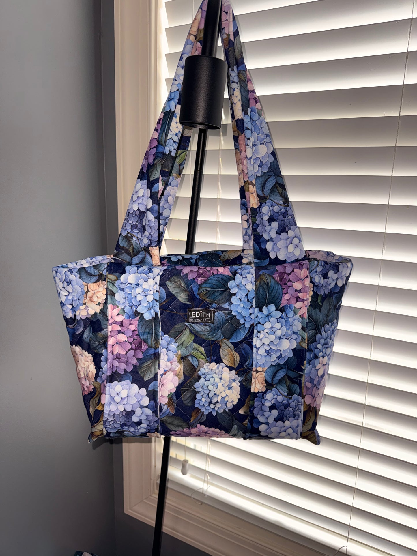 Hydrangea Twilight Tote