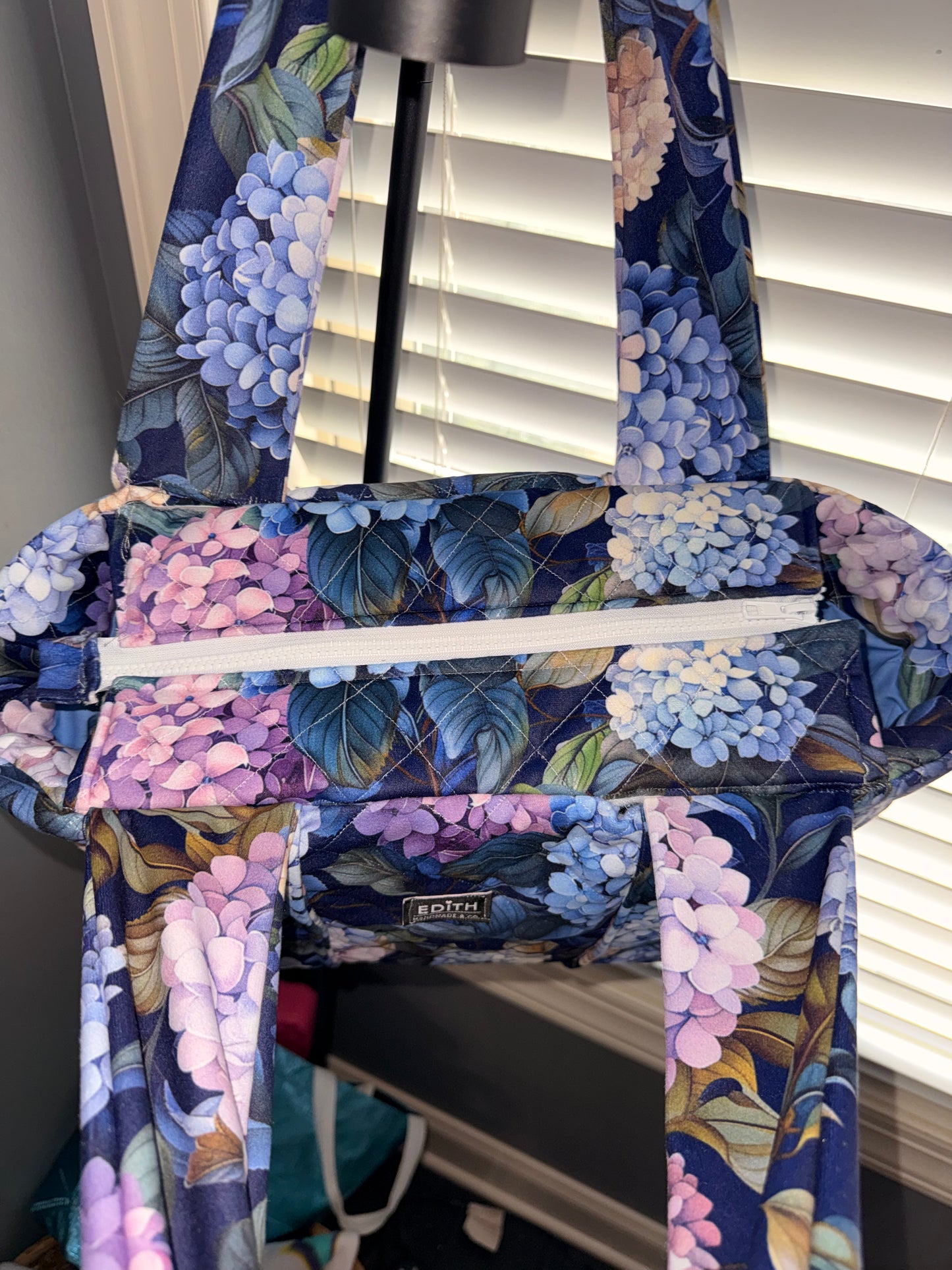 Hydrangea Twilight Tote