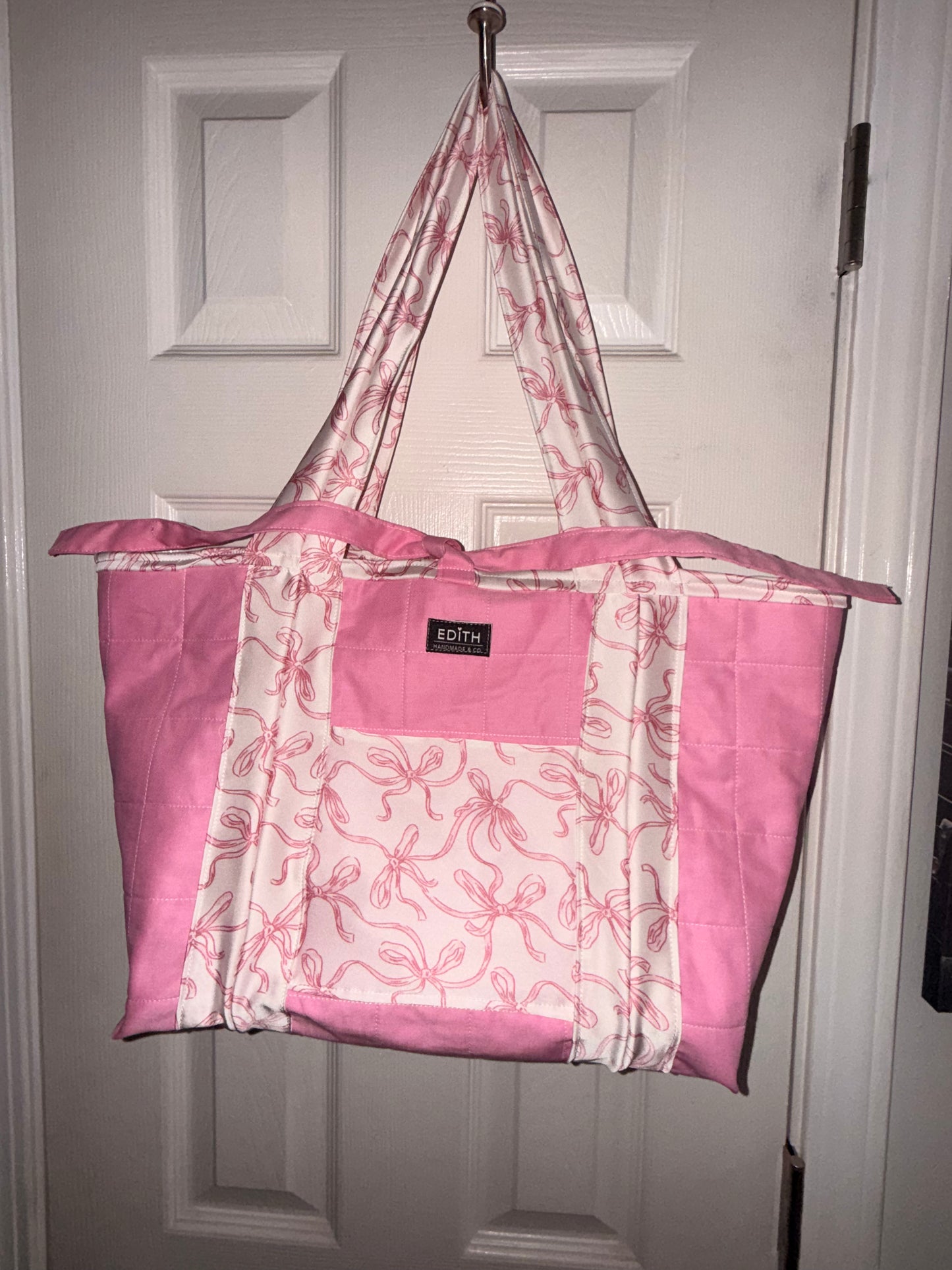 Blush Bow Everyday Tote
