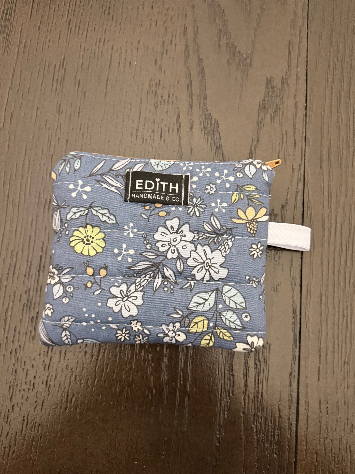 Dusty bloomZipper wallet, handmade zipper wallet