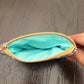 Dusty bloomZipper wallet, handmade zipper wallet