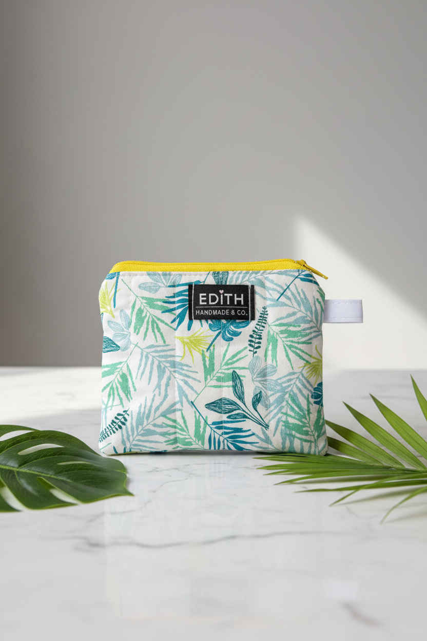 Aloha Zipper wallet, handmade zipper wallet