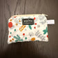 Autumn Mini zipper wallet, handmade zipper wallet