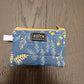 Sunlit Mini zipper wallet, handmade zipper wallet