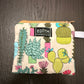 Desert Bloom Zipper wallet, handmade zipper wallet