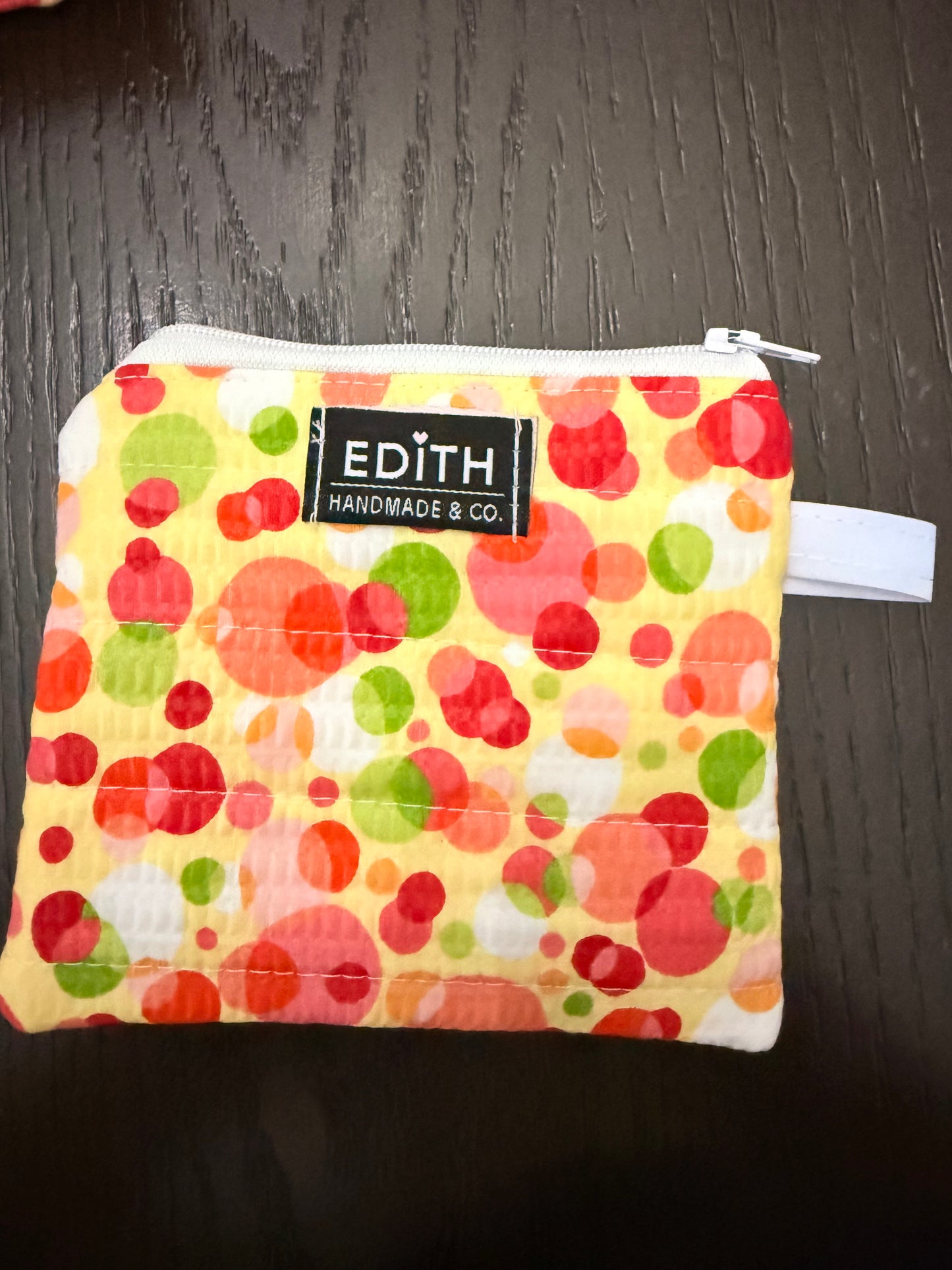 Funzies Zipper wallet, handmade zipper wallet