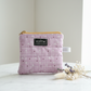 Geo Zipper wallet, handmade zipper wallet