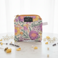 Watercolor Zipper wallet, handmade zipper wallet