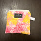 Pink lemonade Zipper wallet, handmade zipper wallet