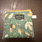 Fall sage Zipper wallet, handmade zipper wallet