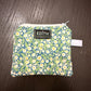Daisies Zipper wallet, handmade zipper wallet