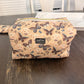 Nude Butterfly Boxy Makeup Bag