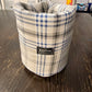 Blue Plaid Bubble Bucket