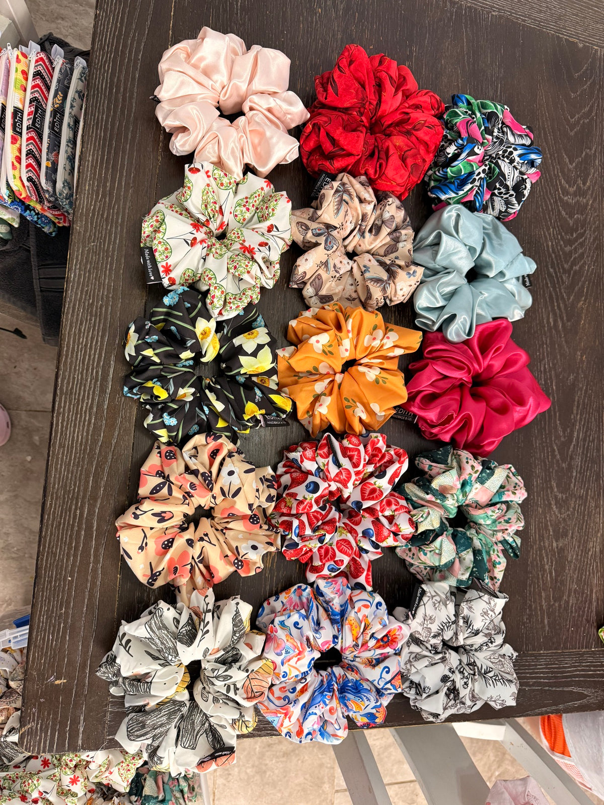 Wholesale Order — 15 XL Scrunchies + 15 Pencil Cases